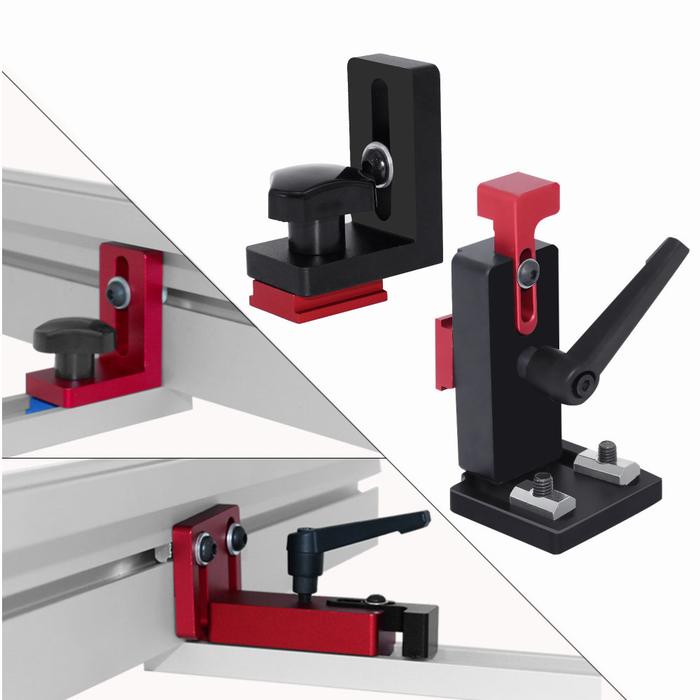 T-track Fence Connector, T-Slot Miter Track Stop Sliding Miter Gauge