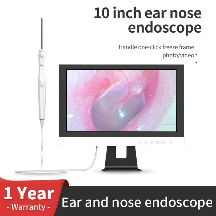 ENT Endoscope 3.2mm 500W Pixel 10-inch Visual ENT Ultra-clear Screen
