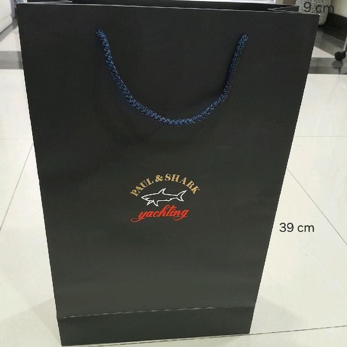 paperbag paul shark/ original small, paper bag paul shark