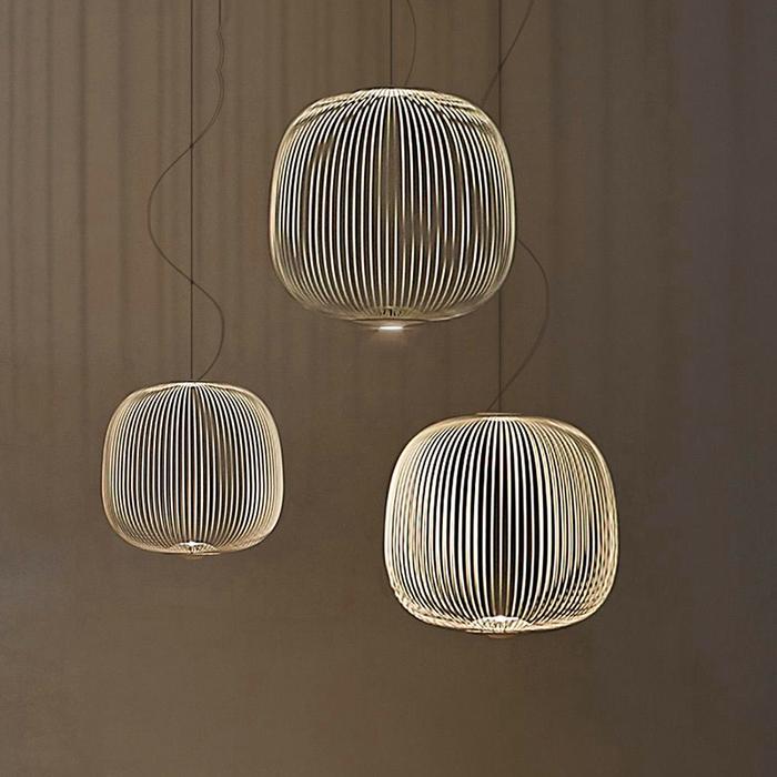 Lampu Gantung Loteng Jarak Jauh Nordic Jari-jari Kreativitas Lampu