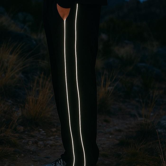 Celana Panjang Trackpants Baggy Pants Unisex Pants Kombinasi List Dua yang Bisa Menyala dengan Bahan