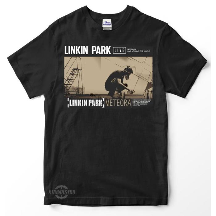 kaos / Premium Tshirt LINKIN PARK - METEORA / kaos linkin park / kaos band / metallica / acdc