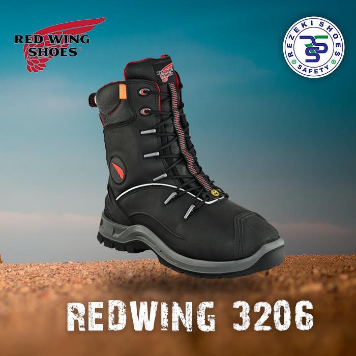 (PROMO) SAFETY SHOES REDWING 3206 / SEPATU RED WING 3206 ORIGINAL BOOTS - SEPATU SAFETY