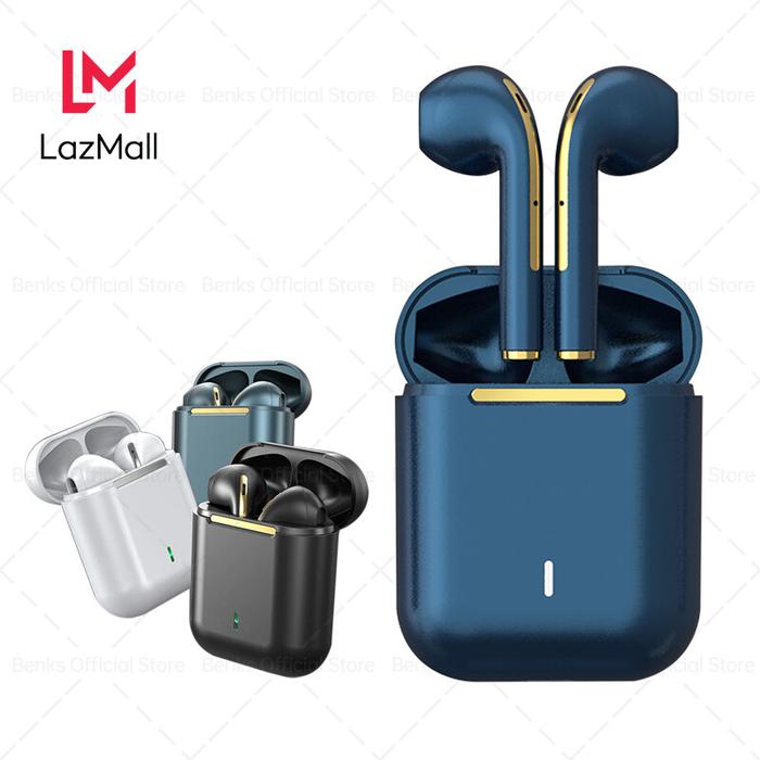J18 Earbud TWS Bluetooth 5.0 Stereo, Panggilan HD HIFI Kontrol Sentuh