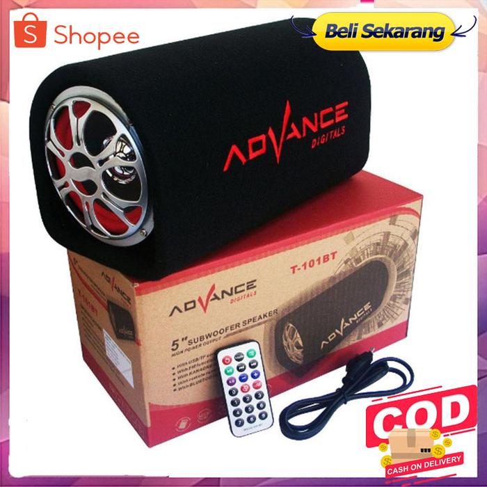 SPEAKER BLUETOOTH 5Inch ADVANCE T- 101 BT / Subwofer mobil 101 ori bergaransi resmi