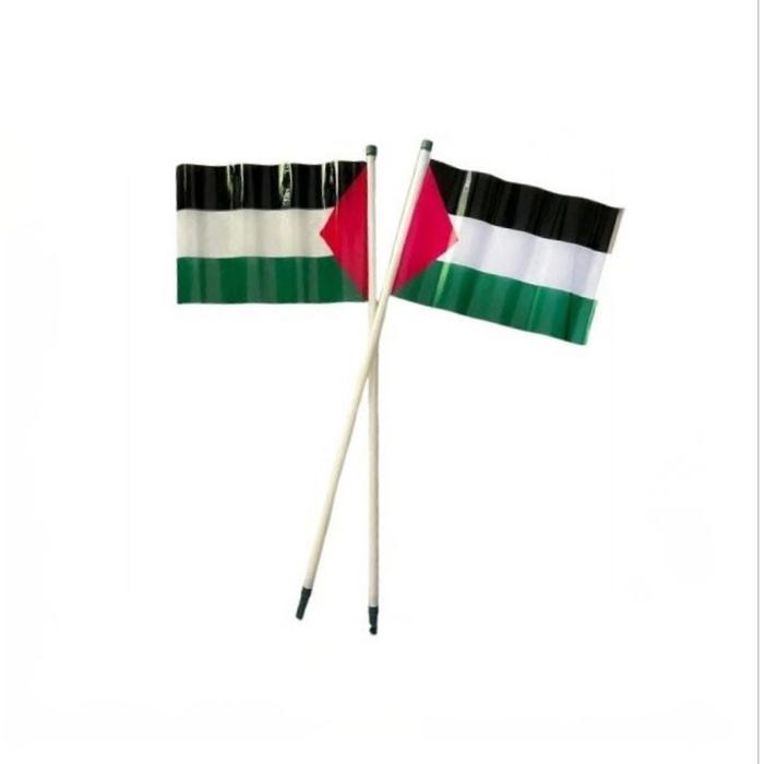 Safitiri Bendera Pluit Palestina/Bendera Tangkai/Bendera Mini (20 Pcs)