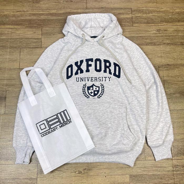 Hoodie Jaket Oxford University 1326 free bag Pria Wanita Unisex Tebal Fleece Cowok Lembut Nyaman Pri
