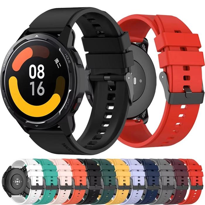 22mm Silicone Soft Watch strap For Xiaomi Mi Watch Color 2 SSports watch strap For Xiaomi Watch S1 A