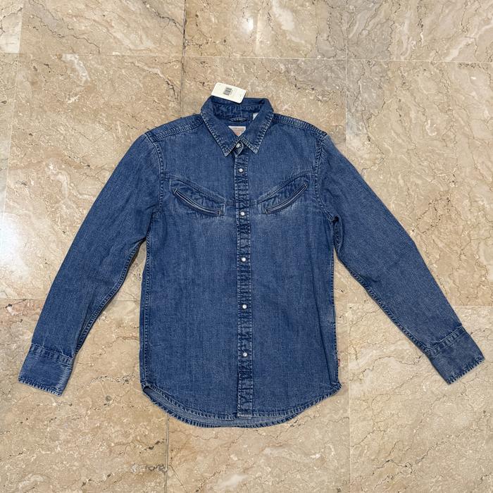 Levis Smiley Western Original Kemeja Denim Pria Lengan Panjang 003NS0-0020 - Kemeja Branded