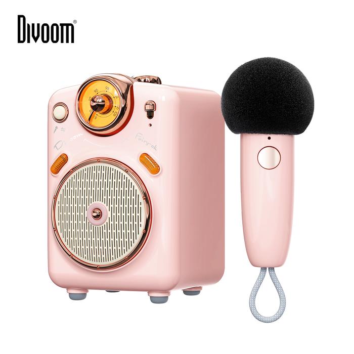 Divoom Fairy-OK Speaker Bluetooth Portabel dengan Mikrofon Fungsi