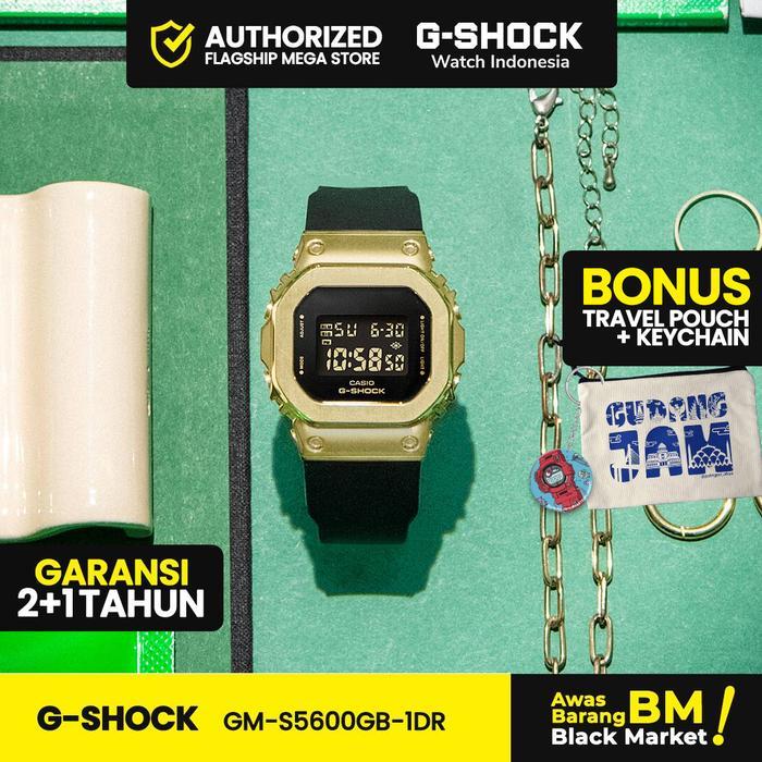 G-Shock Gm-S5600Gb-1Dr | Jam Tangan Wanita Cewek | Dital | Anti Air | | Casio Gshock Woman Watches |