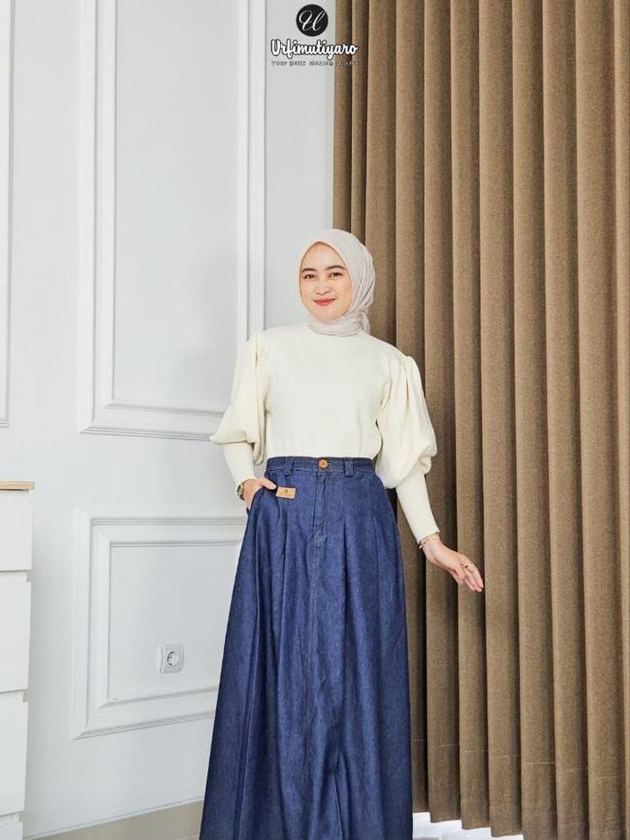 Skirt Zane and Jill Denim Series by @urfimutiyaro.id