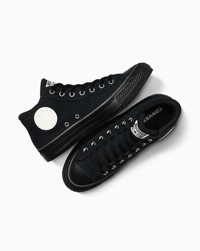 Converse Malden Street Mid Black Vintage White Original Resmi PT MAP
