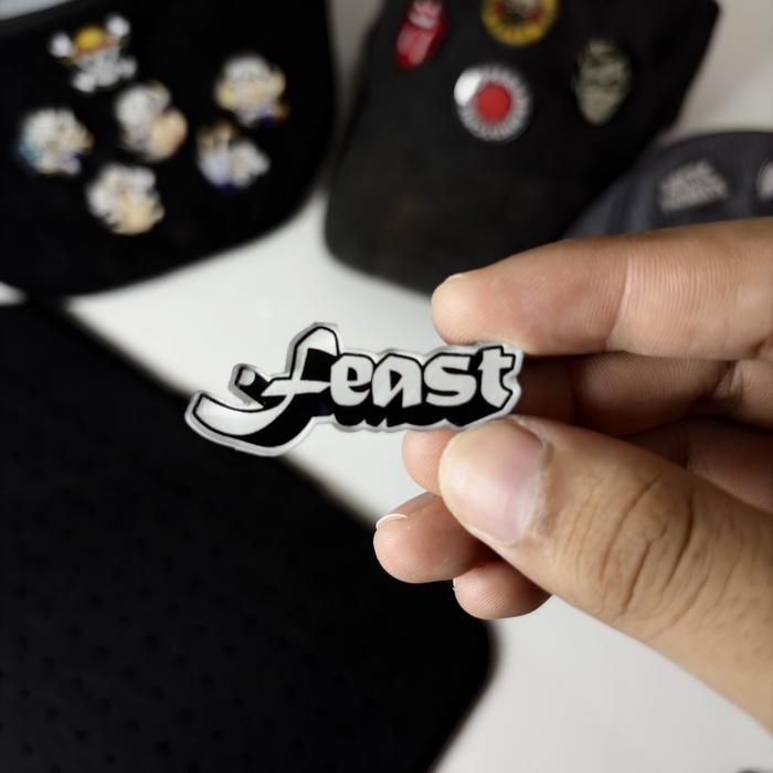 .Feast - Pin Acrylic Enamel Pin Style Aksesoris buat Tas, Jacket, Topi Akrilik Clips