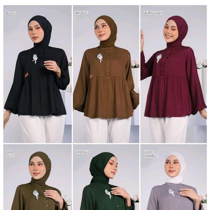 AMAZING PRICE ANABIA BLOUSE BATCH 2 - ALFASA DAILY |  Atasan Wanita