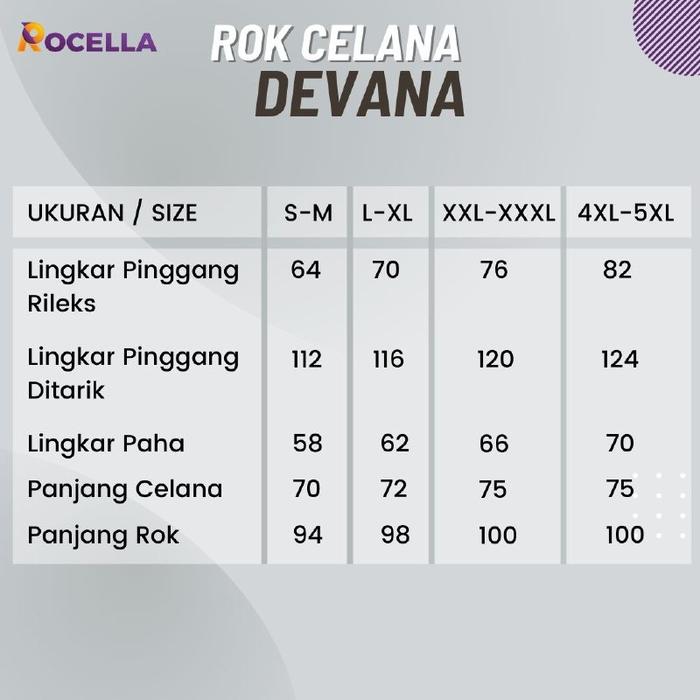 Rok Celana Olahraga Rocella Muslimah Senam Jogging Syari Rocella Devana celana sepeda
