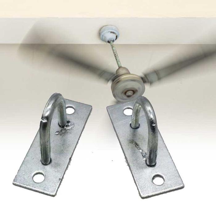 2pcs Braket Kipas Angin Gantung / Hook Gantung Kipas Ceiling U-Shaped Hook