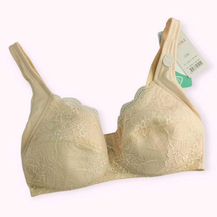 Bra Tanpa Kawat Bahan Tencel Sorella 29863 - Cup Jumbo