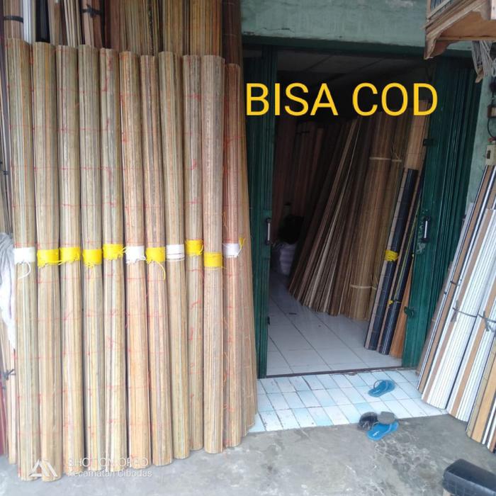 KREY -TIRAI BAMBU SAWIT OUTDOOR 2x2 METER+ TALI KEREKAN