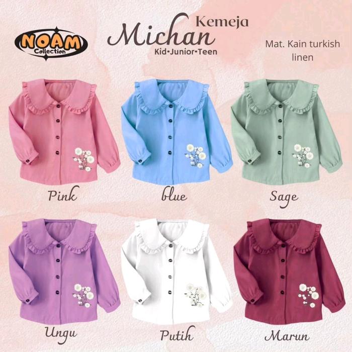 Kemeja Michan Panjang By Noam Kids & Junior