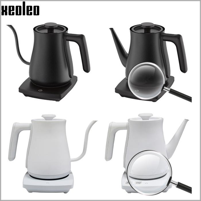 XEOLEO Ketel Kopi Teko Kopi 800Ml Ketel Listrik Variabel Suhu
