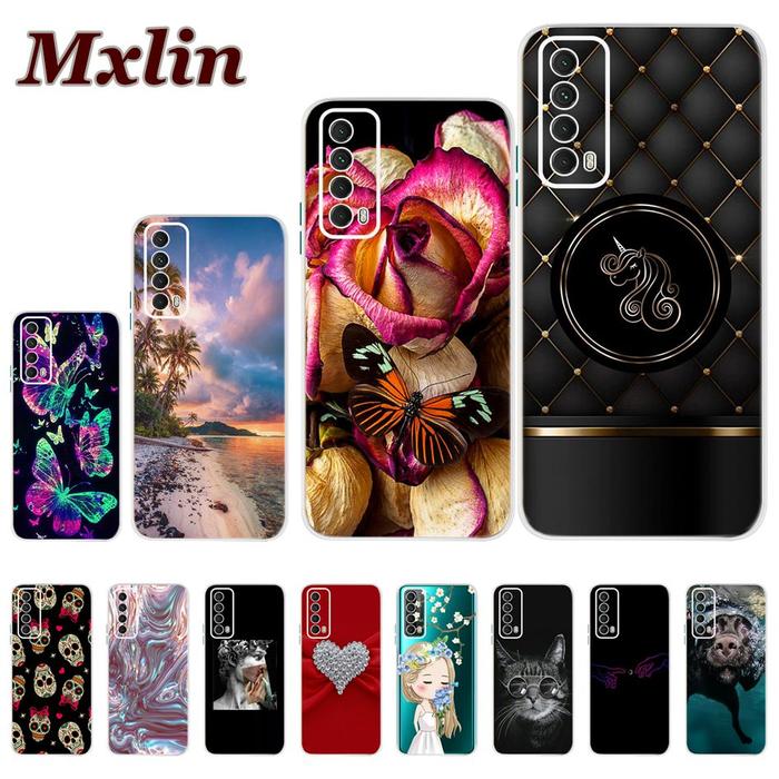 Y7a Phone Case For Huawei P Smart 2021 Case Unicorn Soft Silicon