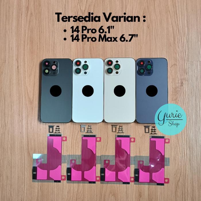 Housing Casing Kesing Back Door Fullset Ip 14 Pro/14 Pro Max *
