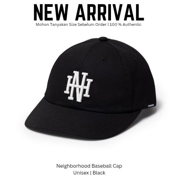Neighborhood Baseball Cap Black Topi Baseball Original 100%
