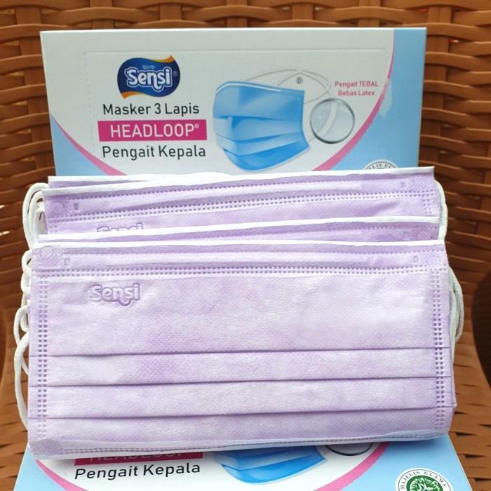 Masker Sensi Hijab 40 Ungu