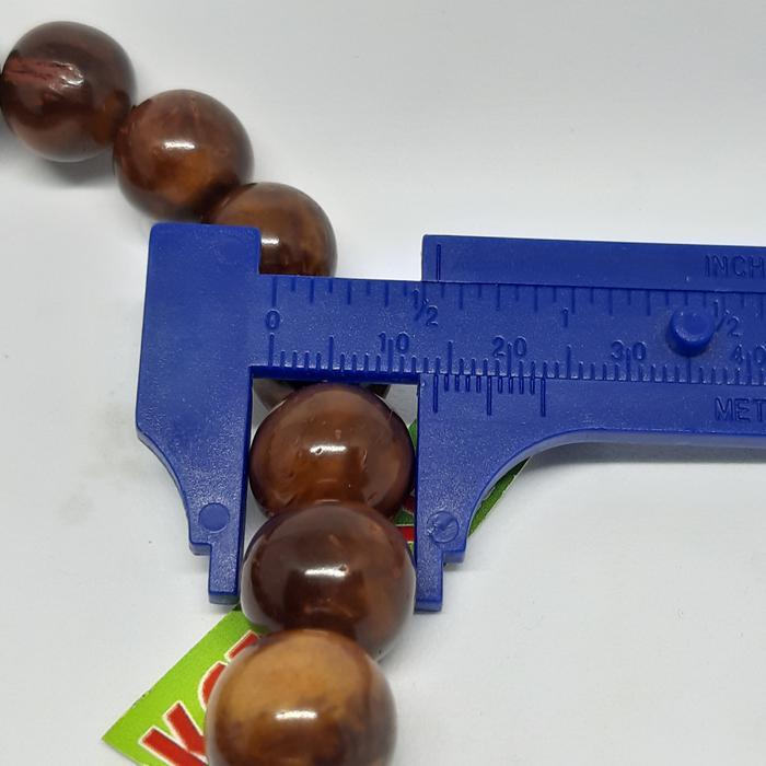 Tasbih Kaoka Jumbo 99 Butir 14mm Asli
