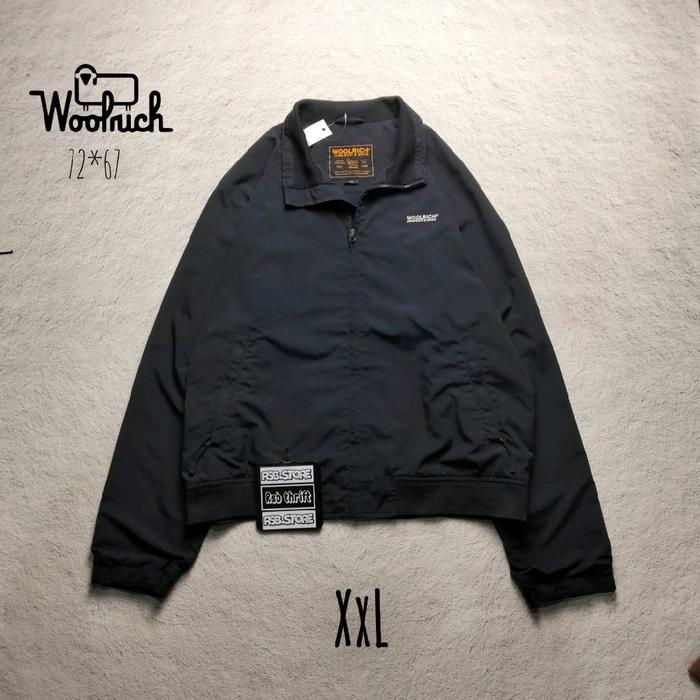jaket casual woolrich original 100% size 2xL navy