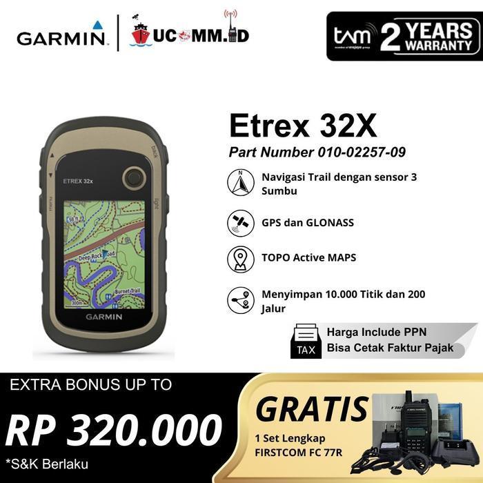 Garmin Etrex 32X Etrex32X Gps Handheld Outdoor Garmin Original Garansi Tam 2 Tahun Promo