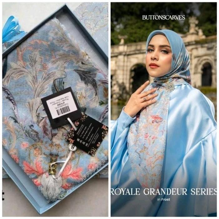 Hijab button scarf