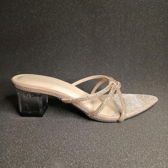 CANDEL Heels permata kaca 5cm