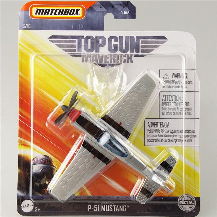 2020 Matchbox Plane P-51 MUSTANG  Top Gun Maverick  Metal Collection