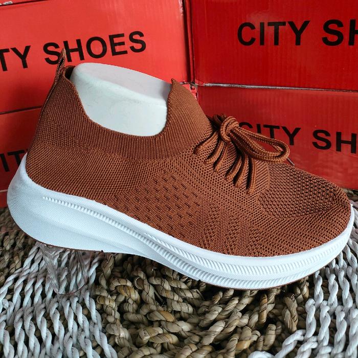 Sepatu Rajut City shoes fashion wanita kode  H55