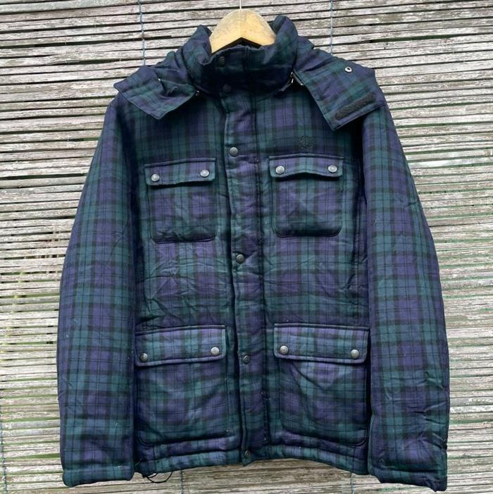 jaket bulang fred perry goose down winter second
