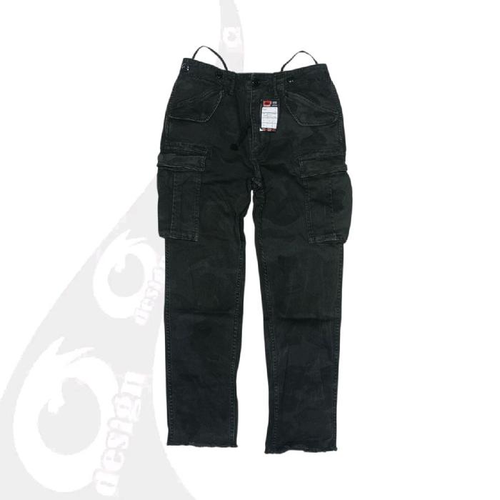 celana panjang denim cargo trousers m65 size 29