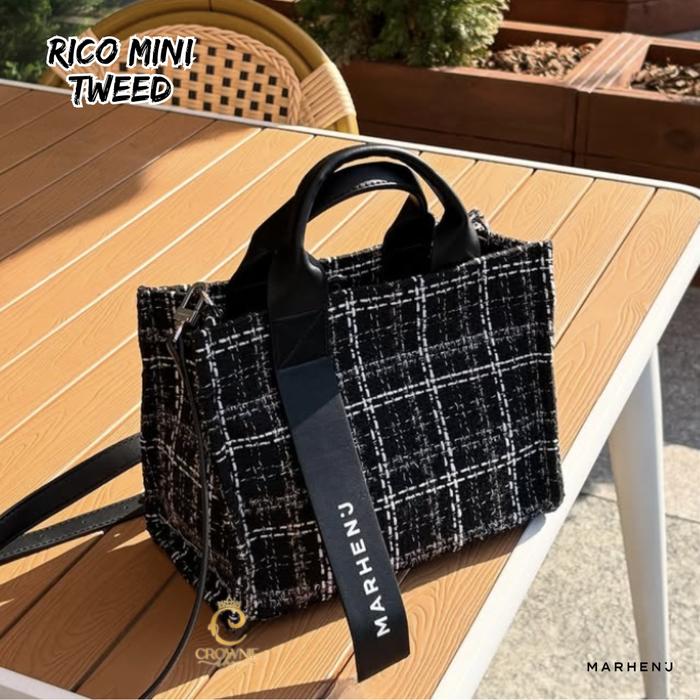 Tas wanita korea Marhen J original rico mini tweed