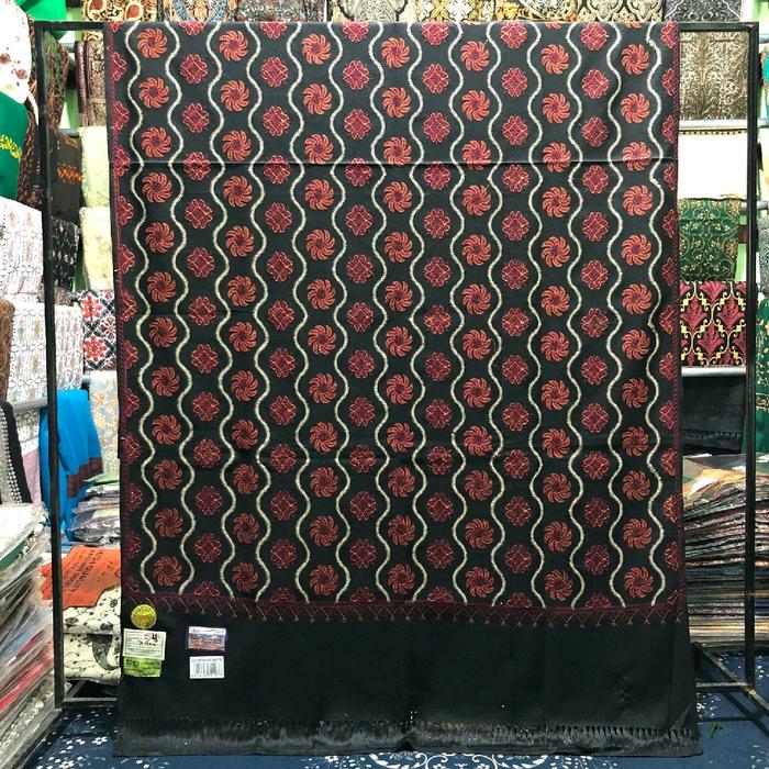 SORBAN KASHMIRI BRAND Double Sheep Sulam BORDIR SORBAN HABIB Motif Timbul Ukuran 2x1 Meter Bahan Pol