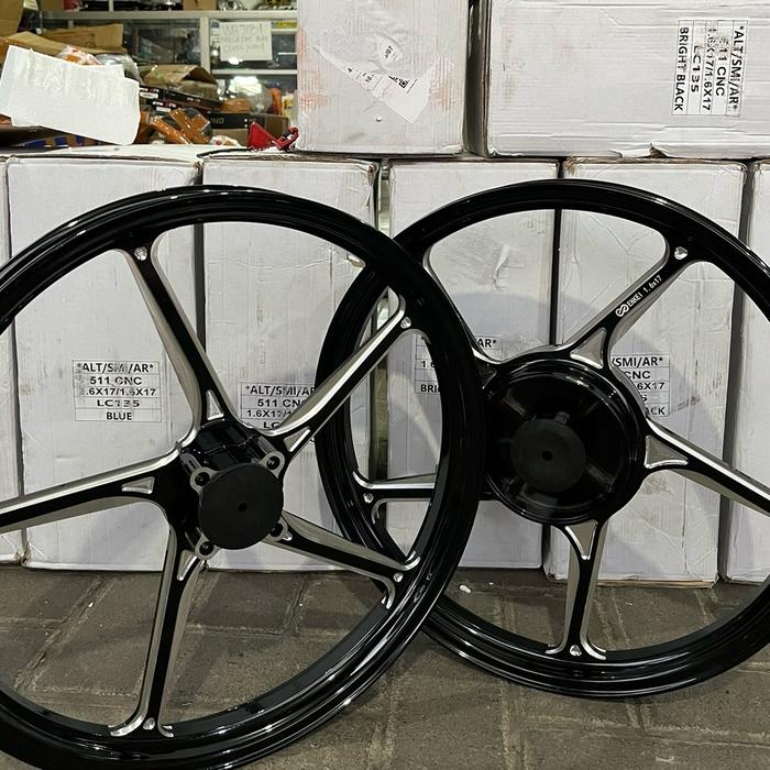 Velg ENKEI jupiter mx Fiz Ukuran 1.60 1.60 Hitam oren biru