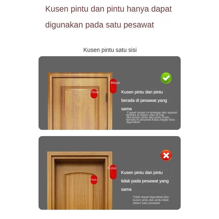 Engsel Per Pintu Otomatis Stainless Engsel Pintu Rumah Tebal Universal Engsel Pintu Kayu Ngsel Penu