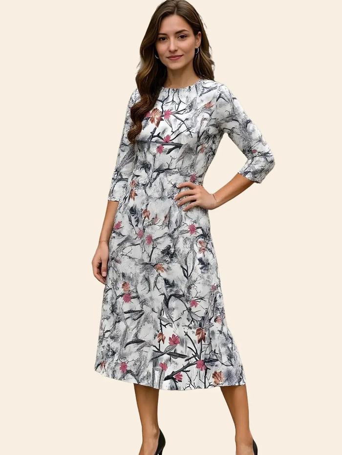 Kain Silk Rayon Motif Abstrak Kembang cocok buat dress, abaya , tunik dan lainnya.