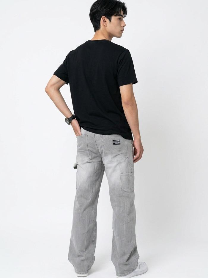 Celana jeans pria carpenter abu-abu / jeans carpenter / celana jeans carpenter / denim carpenter pre