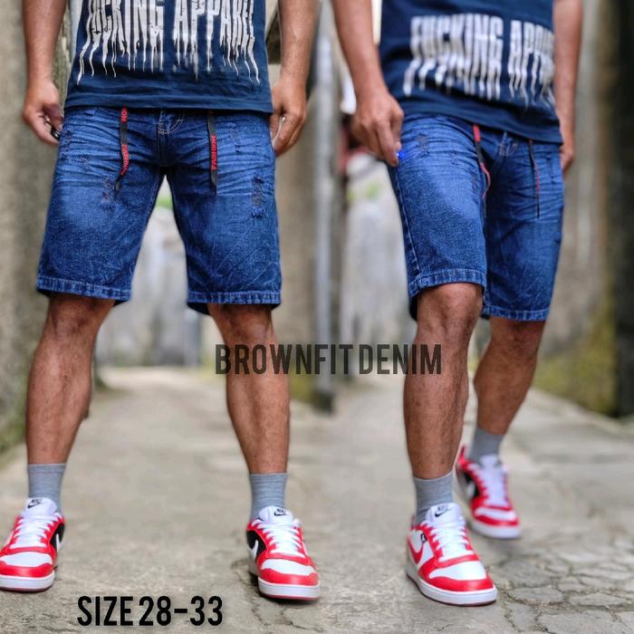 Promo murah Celana jeans pendek sobek-sobek pria/celana jeans pendek sobek-sobek pria/celana jeans p