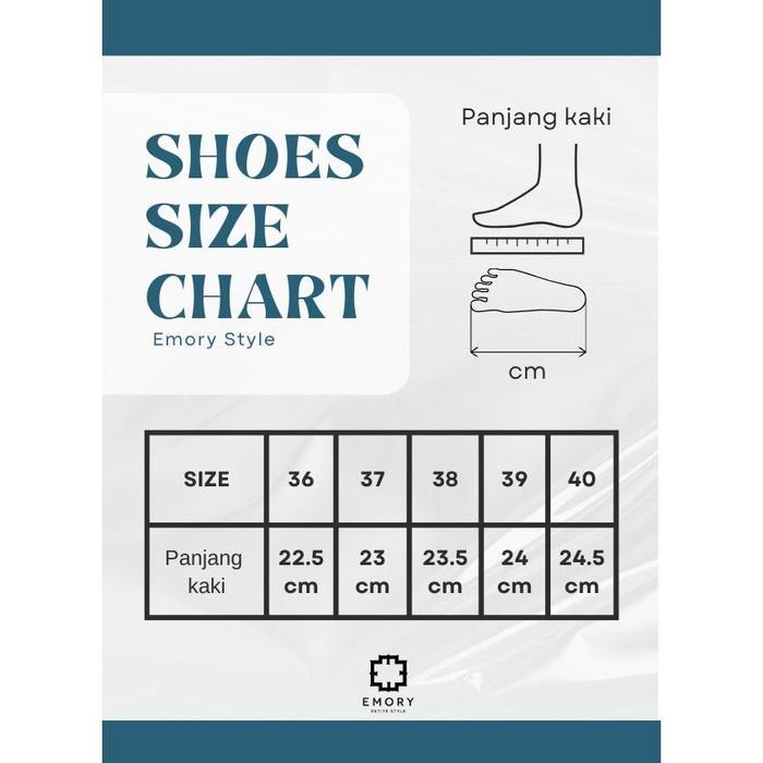 EMORY Style Ravella 17EMO5736-1 Flat / Loafer wanita wedges sepatu sandal SHOES