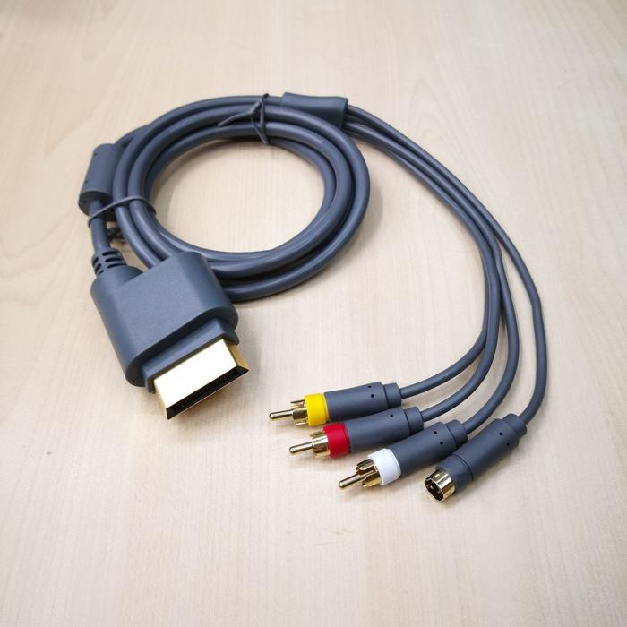 10Pcs Suitable For Xbox360 S-av Terminal Line 2-in-1 Xbox360 Thin