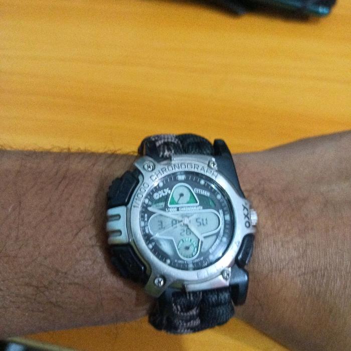 citizen oxy anadigi vintage watch