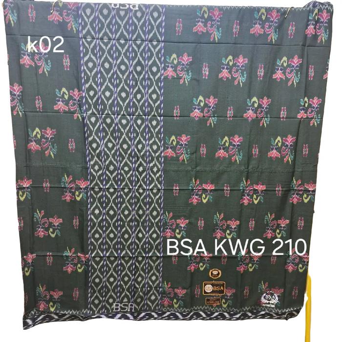 Sarung BSA Mustamin KWG Motif Dewasa - Benang 210 Jahitan Tengah - Gamis, Muslim