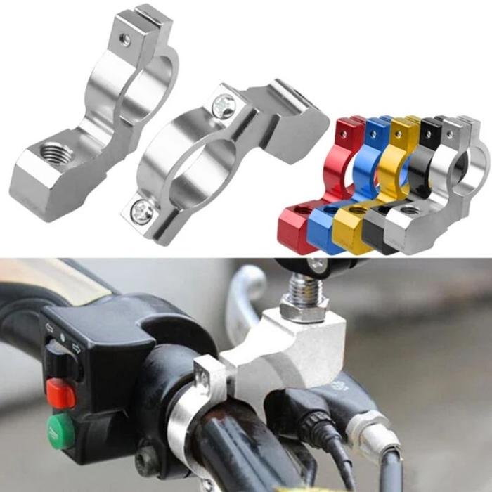 Breket Spion Cnc Bracket Dudukan Spion Stang Motor Universal
